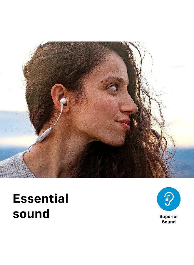 سنهيسر سماعة Sennheiser CX 150BT اللاسلكية بتقنية البلوتوث 5.0 - عمر بطارية يصل إلى 10 ساعات، شحن سريع عبر USB-C، إمكانية الاتصال بجهازين - أبيض - Image 3